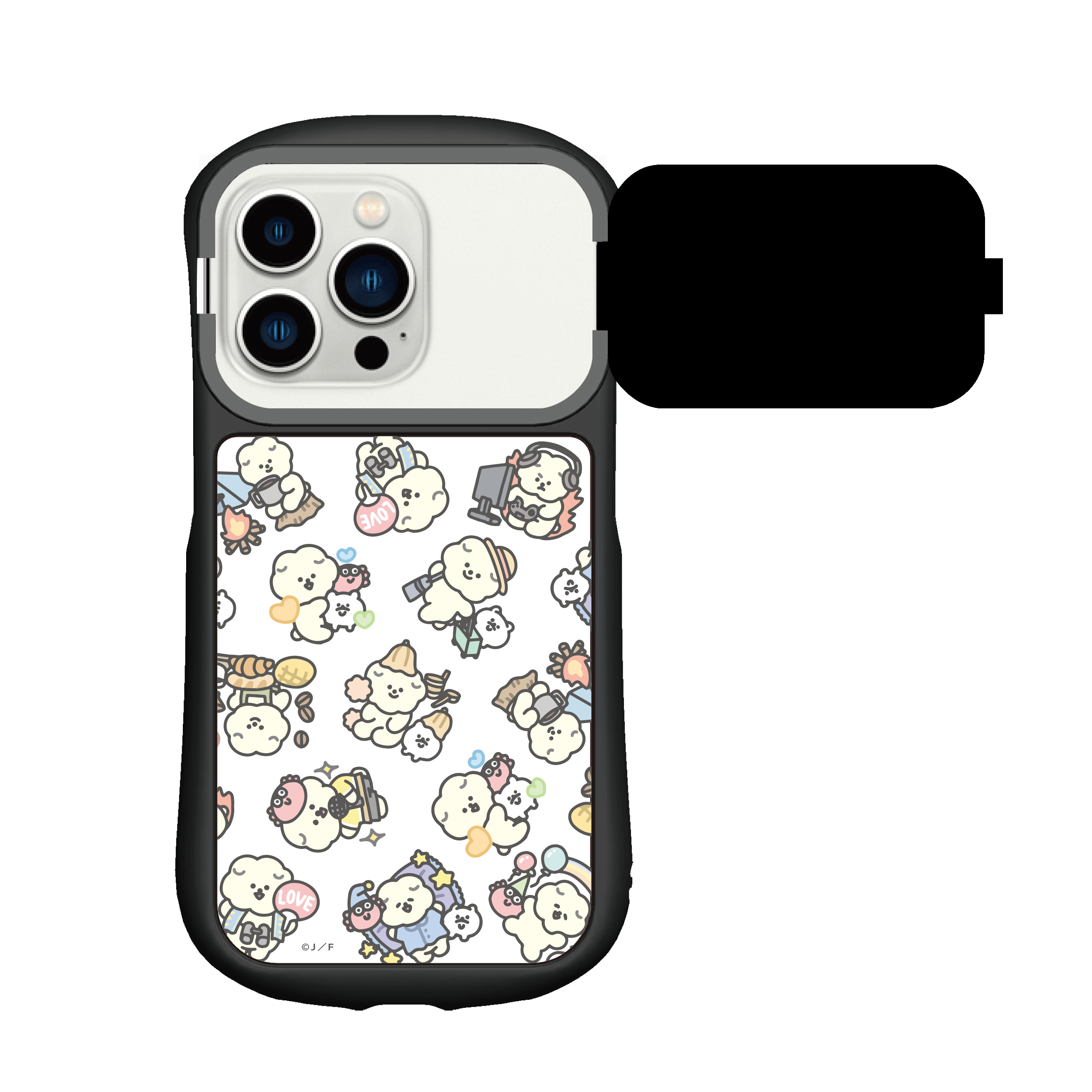 もっさりもさお　スマホケース(iPhoneシリーズ)　IKIRUKATE