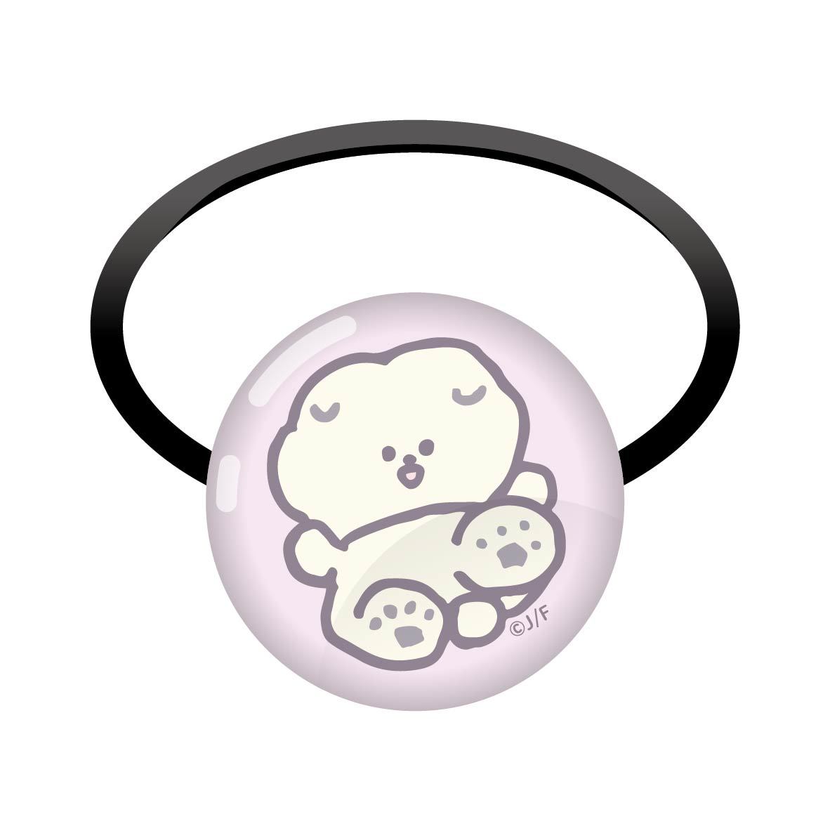 もっさりもさお　ゆめもさ　クリスタルヘアゴム
