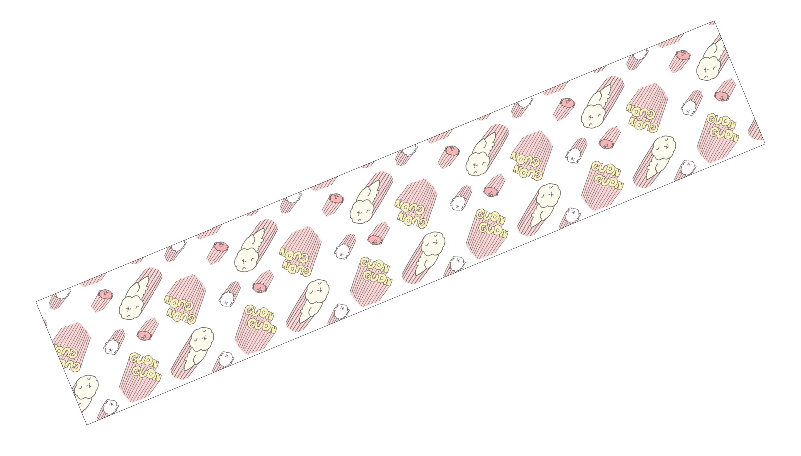 もっさりもさお　グオングオンマフラータオル